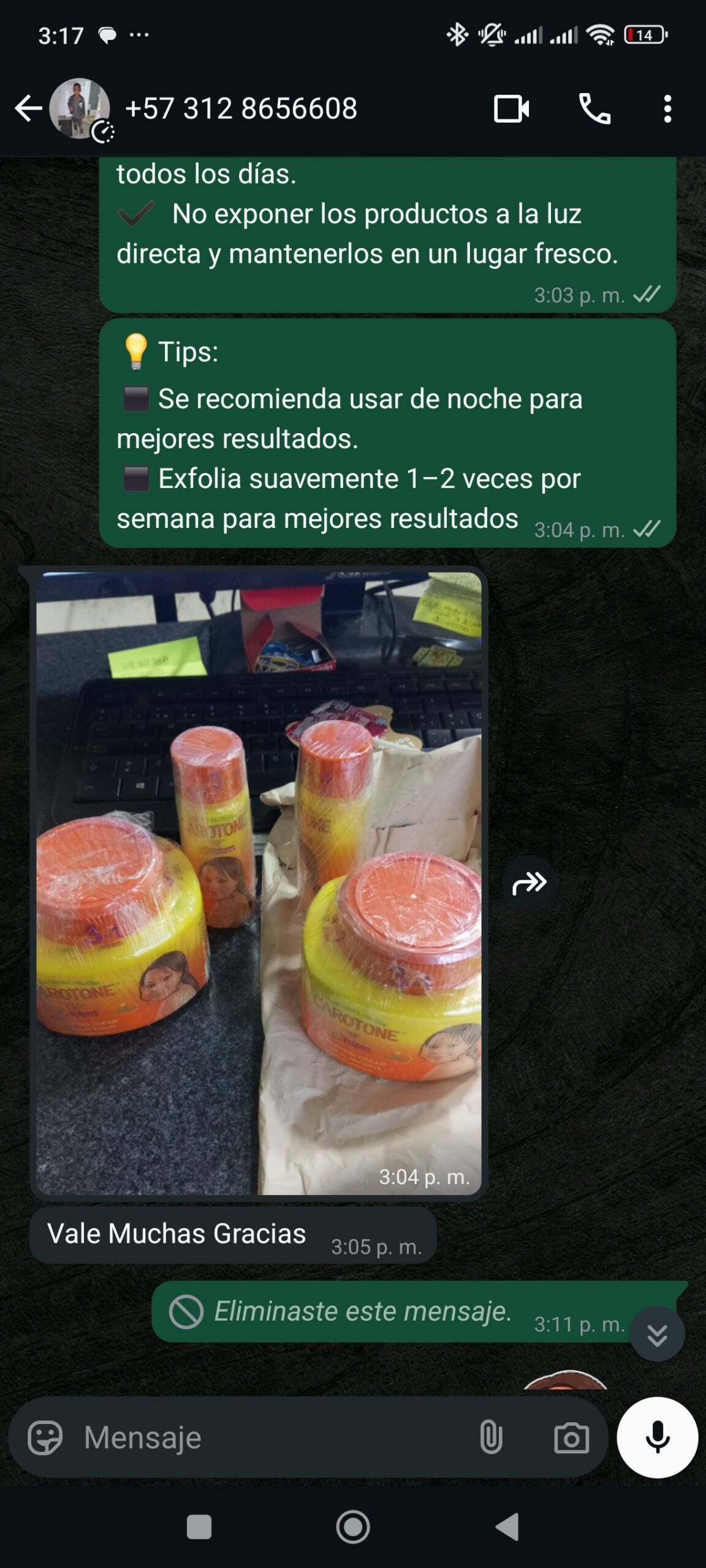 llega pedido 09